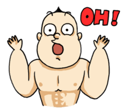 Strange Mohawk Man sticker #3007740