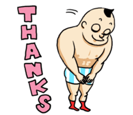 Strange Mohawk Man sticker #3007741