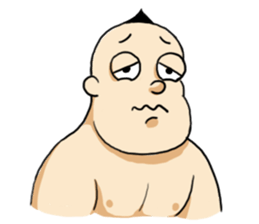 Strange Mohawk Man sticker #3007744