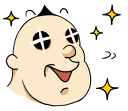 Strange Mohawk Man sticker #3007745