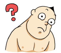 Strange Mohawk Man sticker #3007746