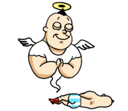 Strange Mohawk Man sticker #3007750