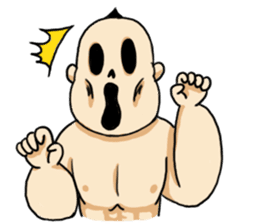 Strange Mohawk Man sticker #3007751