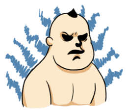 Strange Mohawk Man sticker #3007755