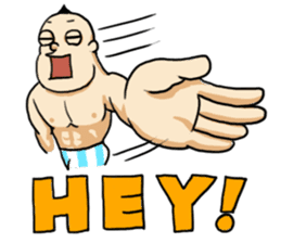 Strange Mohawk Man sticker #3007759