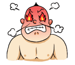 Strange Mohawk Man sticker #3007762