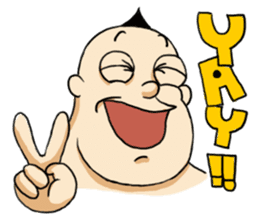 Strange Mohawk Man sticker #3007764