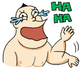 Strange Mohawk Man sticker #3007766