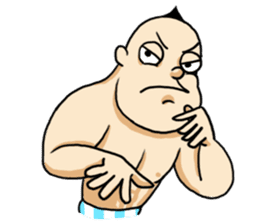 Strange Mohawk Man sticker #3007768