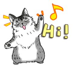 Cat theater MarineLand sticker #3008052