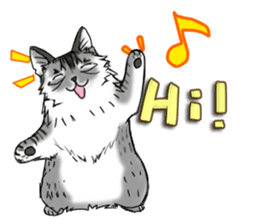 Cat theater MarineLand sticker #3008052