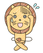 KAMI the Lion by HiroKK sticker #3008308