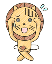 KAMI the Lion by HiroKK sticker #3008308