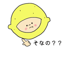 Lemon man 3 sticker #3008358