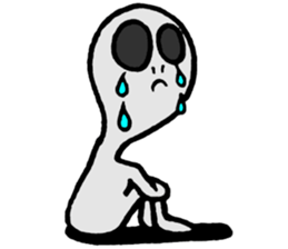 The X-Files daily of alien "Grey" sticker #3008390