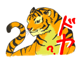 i am higth pride tiger sticker #3009732