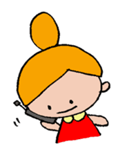 A Little girl's mind sticker #3009774