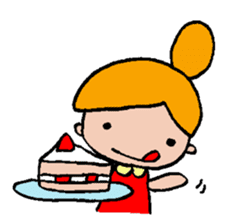 A Little girl's mind sticker #3009777