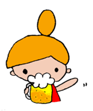 A Little girl's mind sticker #3009778