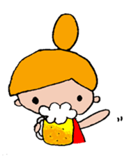 A Little girl's mind sticker #3009778