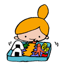 A Little girl's mind sticker #3009780