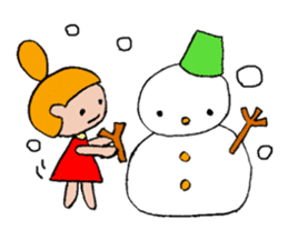 A Little girl's mind sticker #3009786