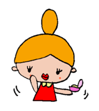 A Little girl's mind sticker #3009794