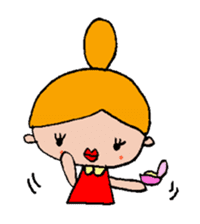 A Little girl's mind sticker #3009794