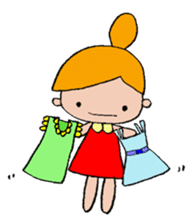 A Little girl's mind sticker #3009795