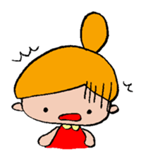 A Little girl's mind sticker #3009797