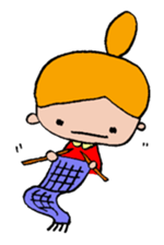 A Little girl's mind sticker #3009805