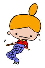 A Little girl's mind sticker #3009805