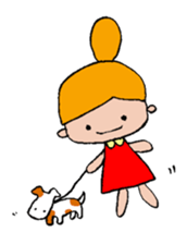 A Little girl's mind sticker #3009806