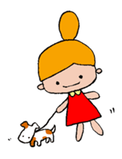 A Little girl's mind sticker #3009806