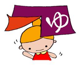 A Little girl's mind sticker #3009807