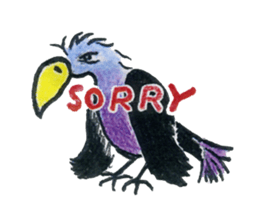 Crow a narcissist sticker #3010463