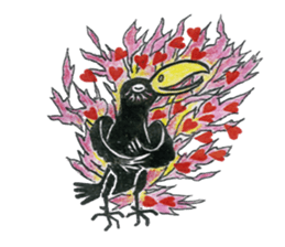 Crow a narcissist sticker #3010466