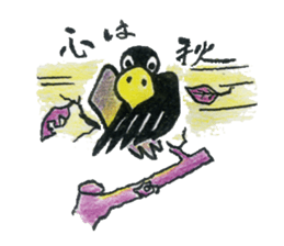 Crow a narcissist sticker #3010471