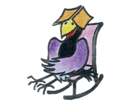 Crow a narcissist sticker #3010490