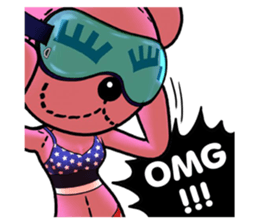 Classic Bear Two Zero Zero Two sticker #3010592