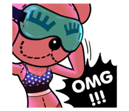 Classic Bear Two Zero Zero Two sticker #3010592