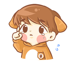 Baby 'B' sticker #3011060