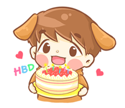 Baby 'B' sticker #3011084