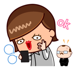 Kingdom of Employee (women) sticker #3011296