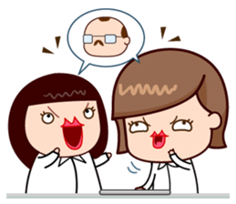 Kingdom of Employee (women) sticker #3011320