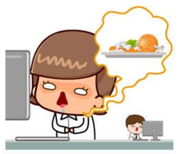 Kingdom of Employee (women) sticker #3011321