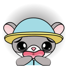 Hamster and Fish sticker #3011419
