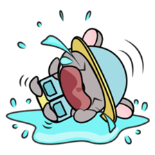 Hamster and Fish sticker #3011421