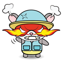 Hamster and Fish sticker #3011422