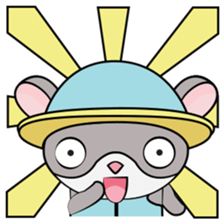 Hamster and Fish sticker #3011424